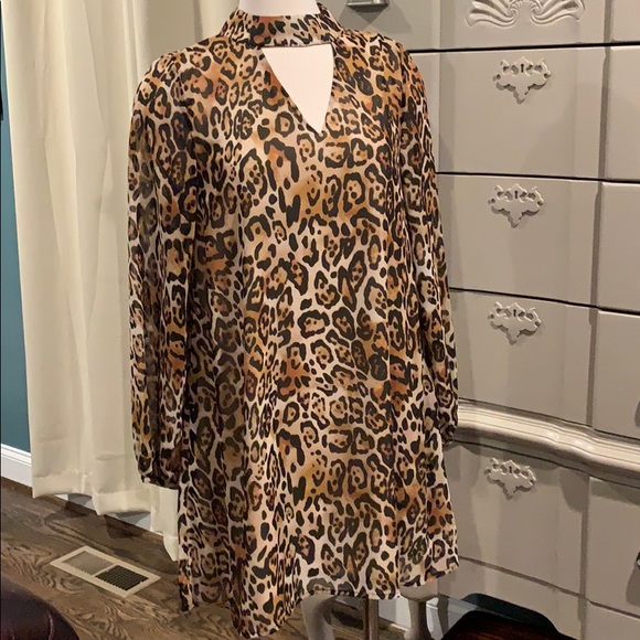 Peach Love California Dresses & Skirts - Peach Love animal print dress